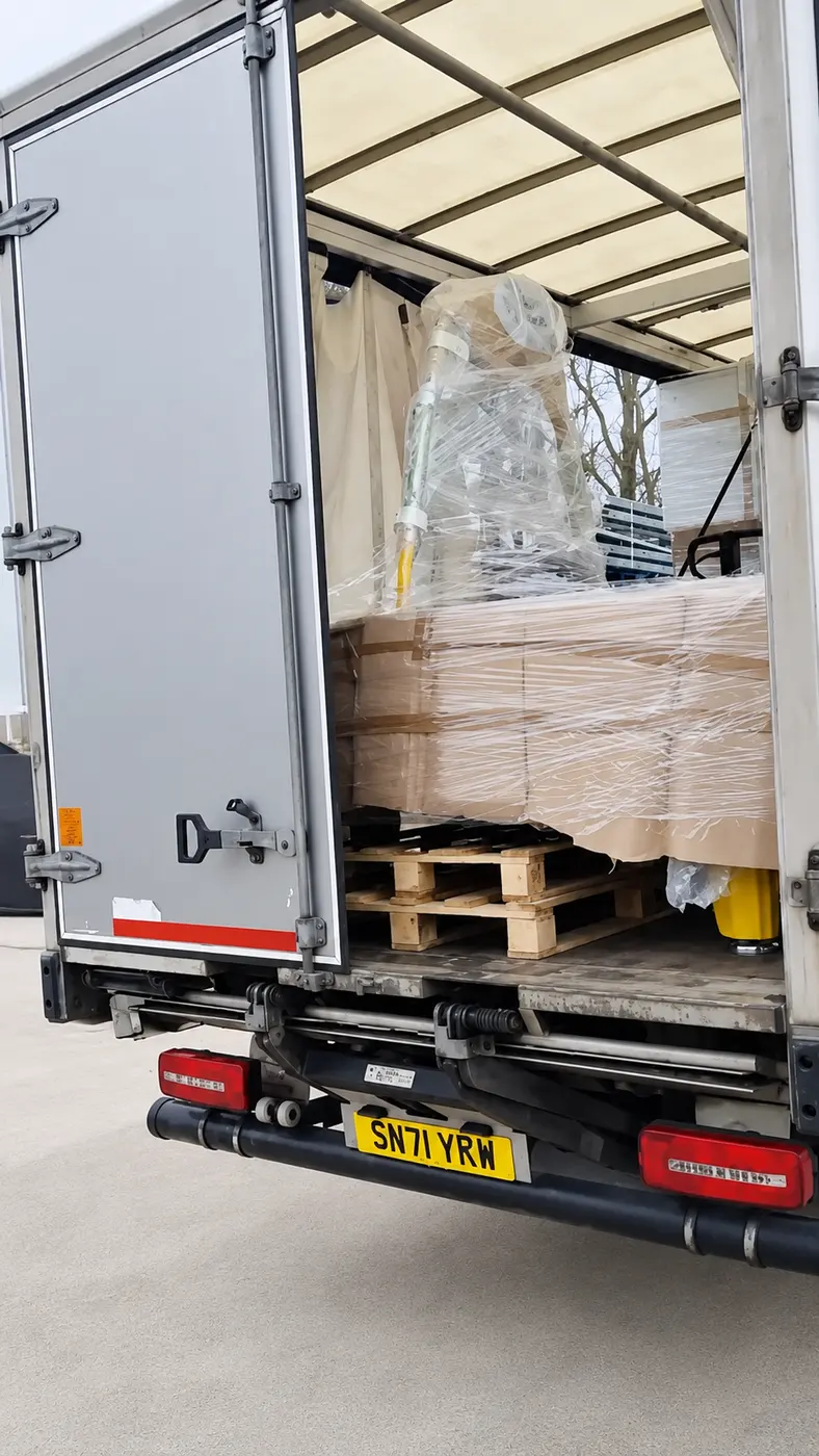Pure Interactive logistics crew moving arcade machines