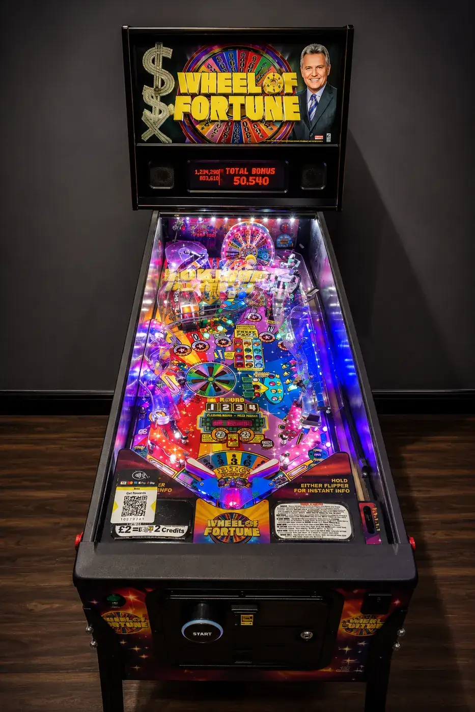 The pinball install on site at Powerleague Mill Hill